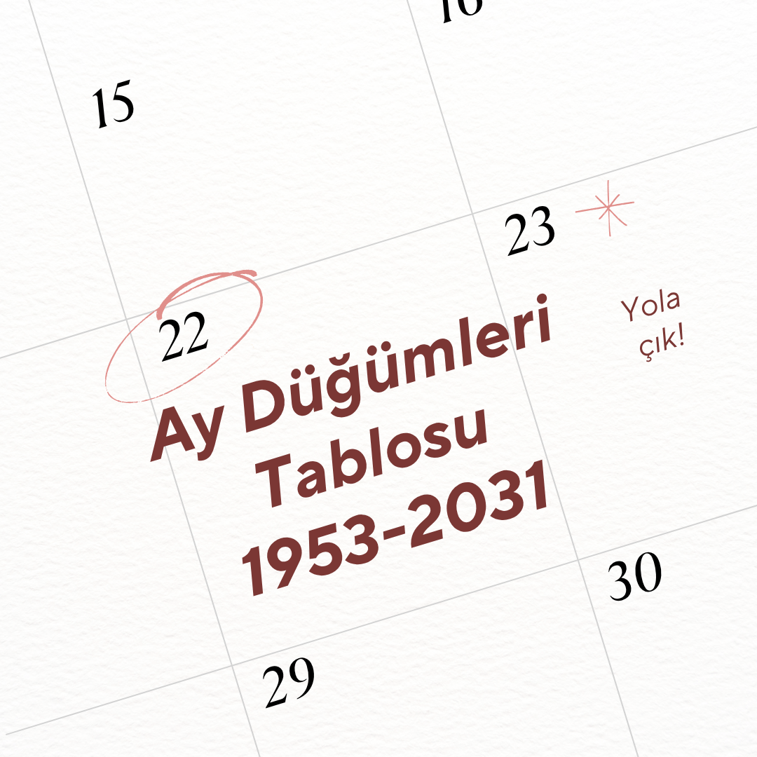Ay Düğümleri Tablosu