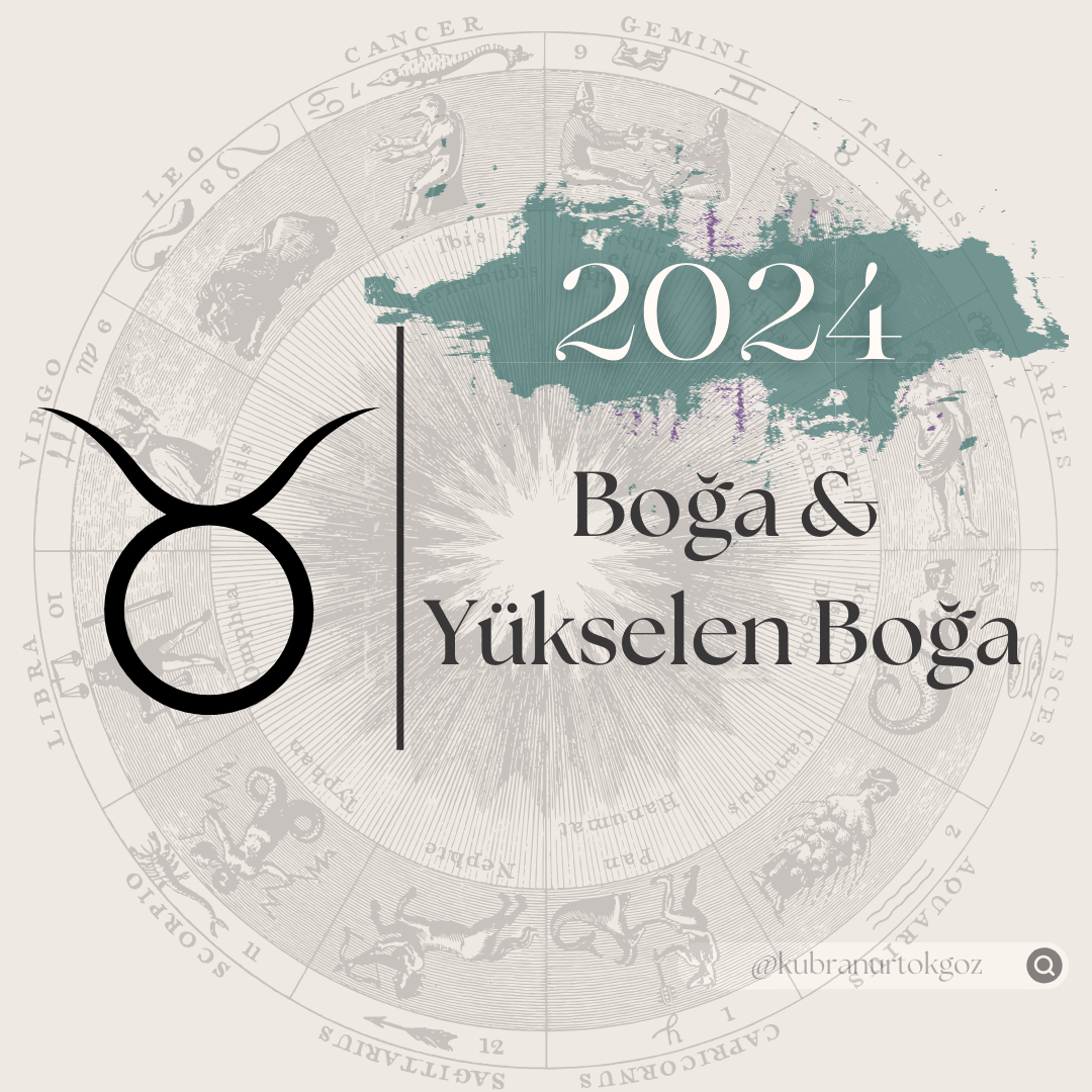 2024 yılında Boğa ve Yükselen Boğa