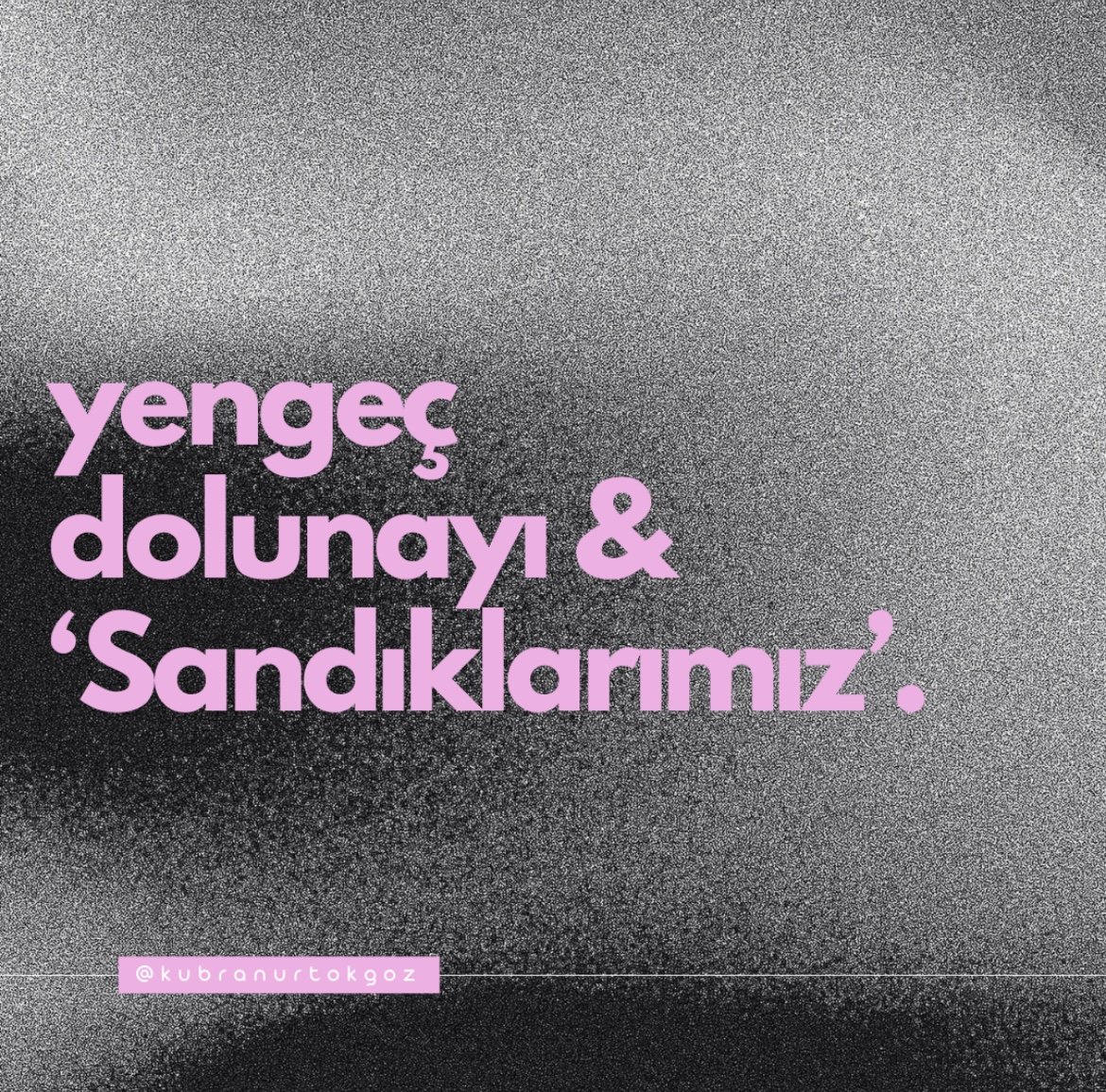 Yengeç Dolunayı & Sandıklarımız. 