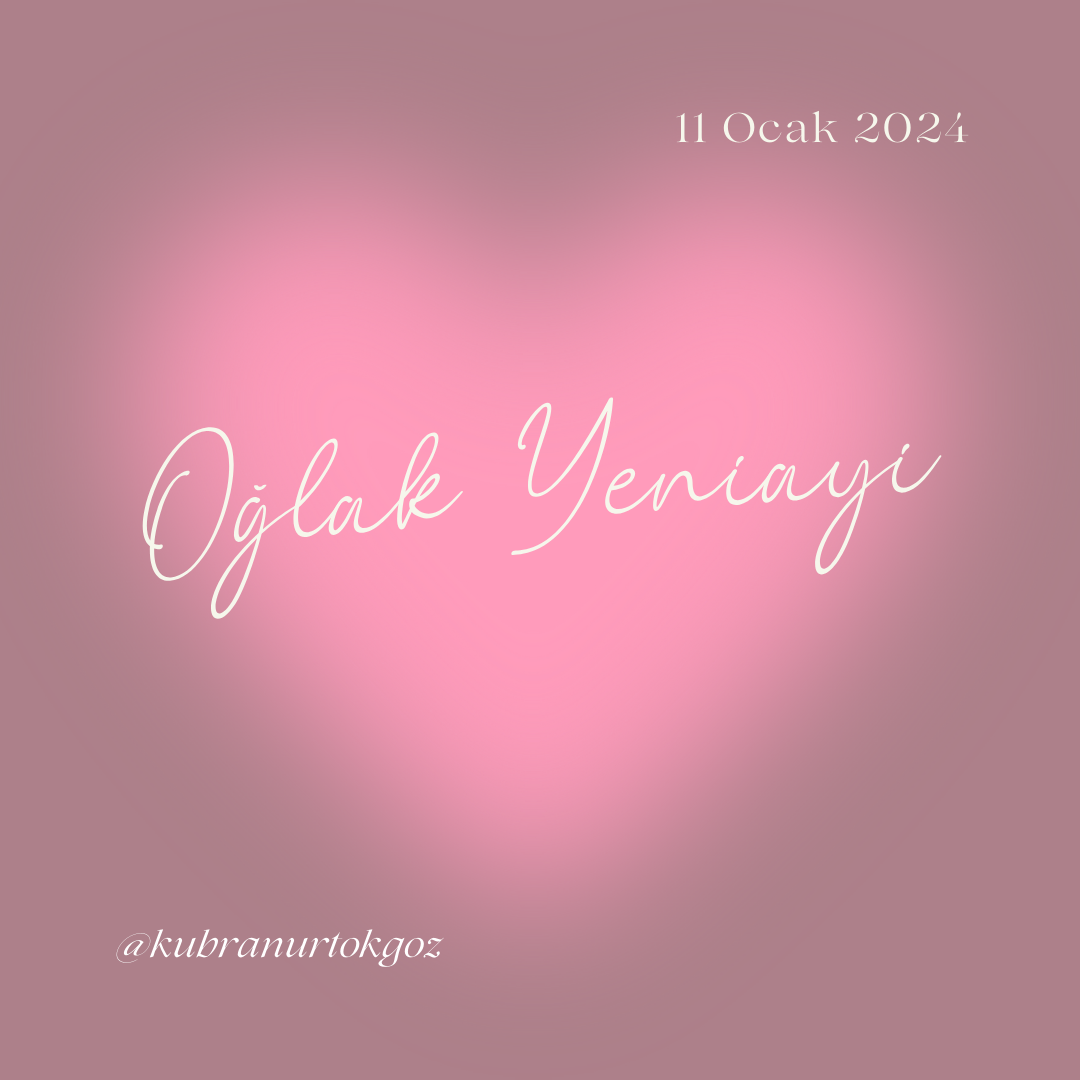 11 Ocak 2024, Plütonlu Son Oğlak Yeniayı! 