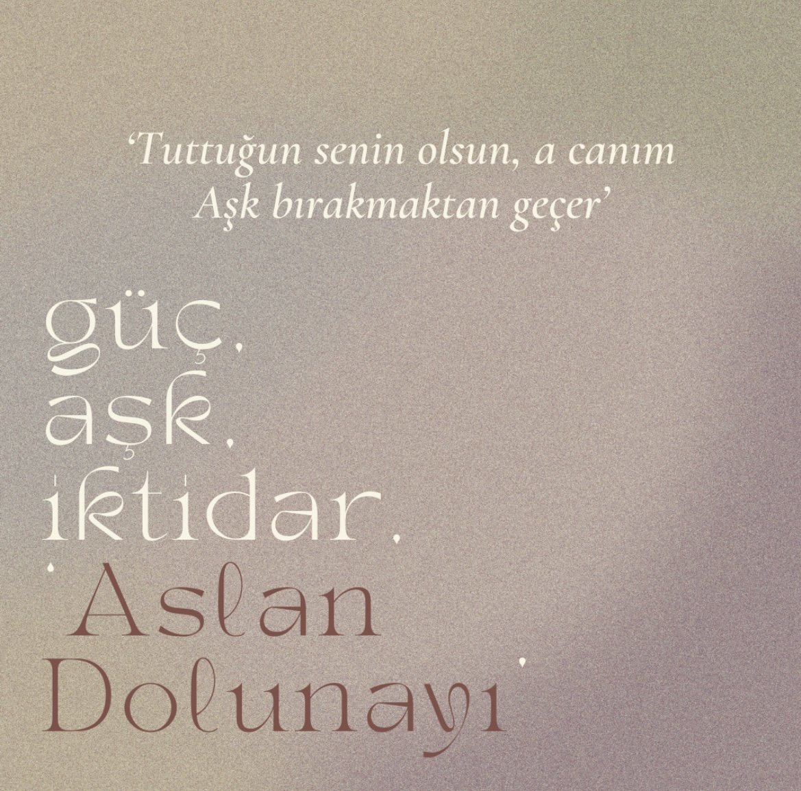 Kafeslenmiş Bir Aslan ve Dolunayı 